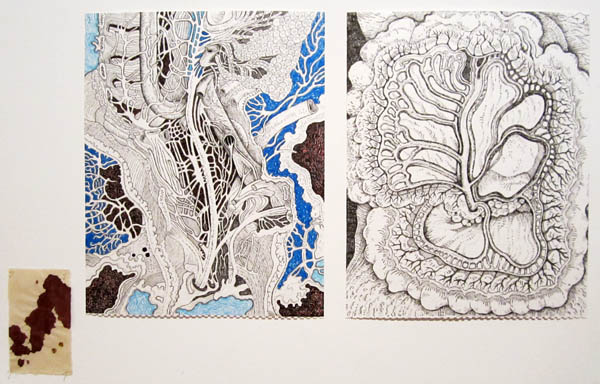 Mai Nguyen-Long 2014 Spirit Map Triptych (Beyogmos)